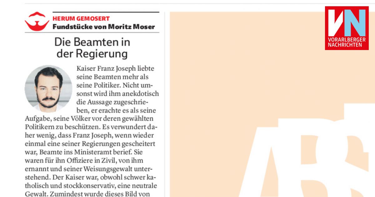 Die Beamten in der Regierung Vorarlberger Nachrichten VN.AT Die Beamten in der Regierung Vorarlberger Nachrichten VN.AT