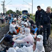 Klimaproteste in Deutschland: 800 blockierten Bahnstrecke