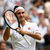 Federer auf Kurs Richtung neunter Titel