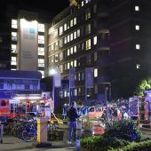 Klinikbrand: Ein Toter, viele Verletzte