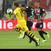 Hütters Frankfurt nimmt Dortmund Punkt ab