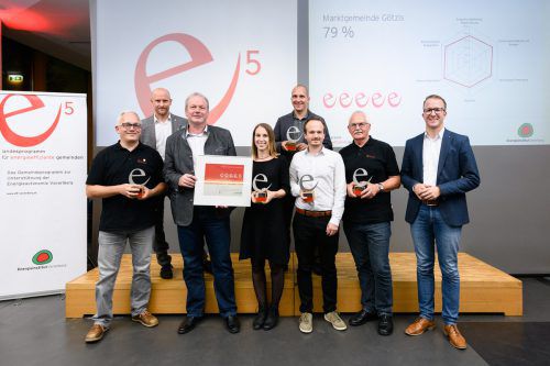 Die Höchstwertung von fünf „e“ schaffte das e5-Team von Götzis.  M.Rhomberg