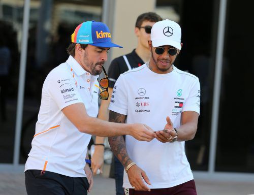 Fernando Alonso liest Lewis Hamilton die Leviten, übte Kritik an seinen Aussagen zur Klimakrise. ap