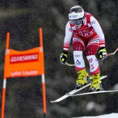 Schmidhofer im ersten Training in Lake Louise Vierte