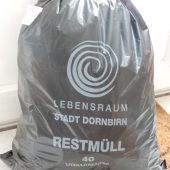 Stadt Dornbirn gibt Müllsäcke aus