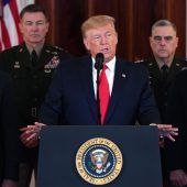US-Präsident stellt ein Zerwürfnis in Abrede