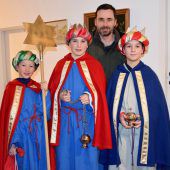 Sternsinger verkündeten die Weihnachtsbotschaft