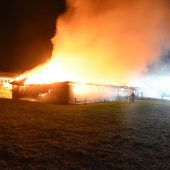 300 Schweine sterben bei Stallbrand