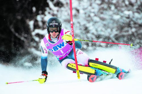 Clement Noel legte am Lauberhorn im ersten Durchgang den Grundstein für seinen fünften Erfolg im Weltcup. gepa