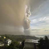 Vulkanausbruch auf Philippinen