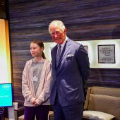 Prinz Charles trifft Greta