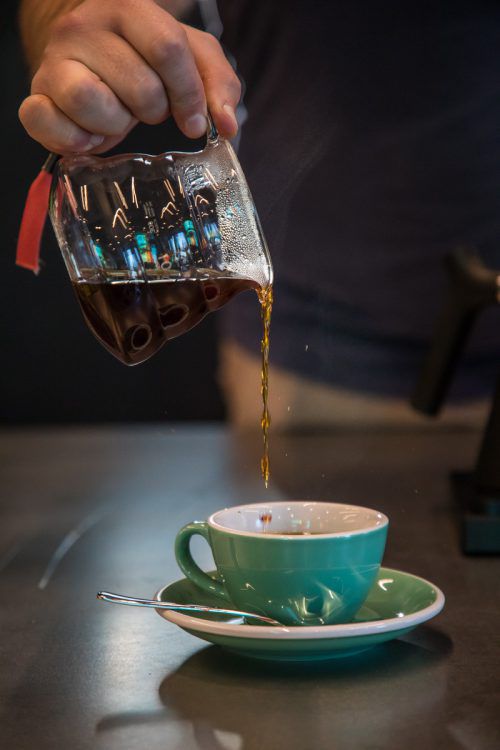 Filterkaffee steht ebenfalls auf der Karte des neuen Cafés. VN/Steurer