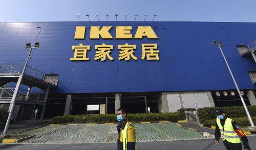Ikea hat alle Filialen in China geschlossen. AP