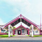 Nasenbegrüßung in Rotorua