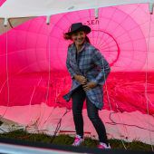 Alpenquerung im Euterballon