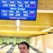 Mario Gruber kürt sich zum Landesmeister im Kegeln