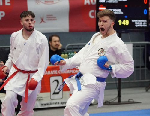 Mihael Dujic (r.) bei seinem Finalerfolg gegen den Deutschen Ramin Hafizi. Verband