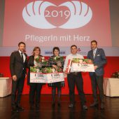 Pflege vor den Vorhang