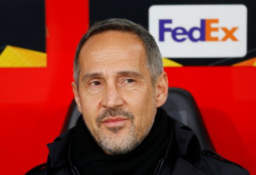 Adi Hütter hat mit Frankfurt seinen Exklub ausgeschaltet. Reuters