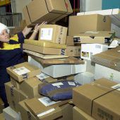 Paketauslieferung mit der U-Bahn