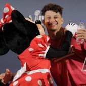 Mahomes in Disney World