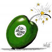 Grüner Zankapfel!