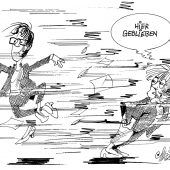 Sabine . . . mit Merkel und Kramp-Karrenbauer!