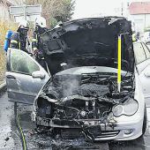 Feuer im Motorraum
