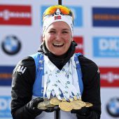 Biathlon-Königin