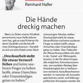 Die Hände dreckig machen