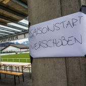 Fußball stellt Spielbetrieb ein
