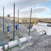 Druckleitungen für den Hochwasserschutz