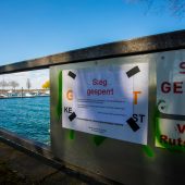 Kein Schiffsverkehr auf dem Bodensee