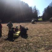 16-jähriger Wanderer stürzt 30 Meter ab