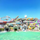 Futuristischer Wasserpark