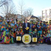 Pauken mit Botschaft