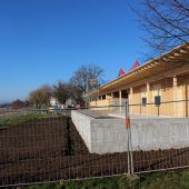 Neues Strandbad ist auf Kurs