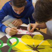 Lingenauer Schüler peppen Sitzungssaal auf