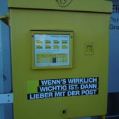 Geldzustellung durch die Post ist gesichert