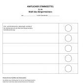 Ein Muster kandidiert in Bludenz