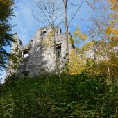 Sprengung auf der Ruine Neuburg