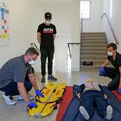 Ausbildung beim Roten Kreuz in Coronazeiten