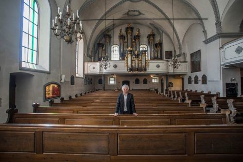 Ab 15. Mai hält Juen wieder öffentliche Gottesdienste in Rankweil. Vorschrift ist: Bis auf den Pfarrer müssen alle Maske tragen. VN/Paulitsch