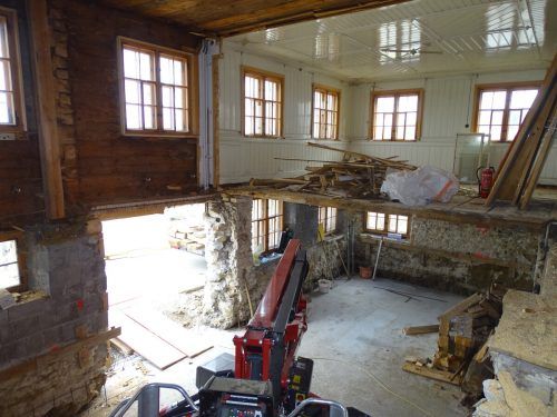 Der Alte Pfarrhof in Sulzberg wird derzeit umfassend saniert. E. Steurer