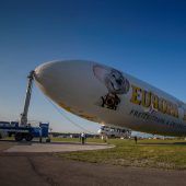 Polizei kontrolliert ­Coronaverstöße vom Zeppelin aus