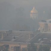 Rekordluftverschmutzung in Kiew wegen Waldbrand bei Tschernobyl
