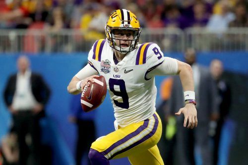 Die Cincinnati Bengals schnappten sich Quarterback Joe Burrow im NFL-Draft. usa