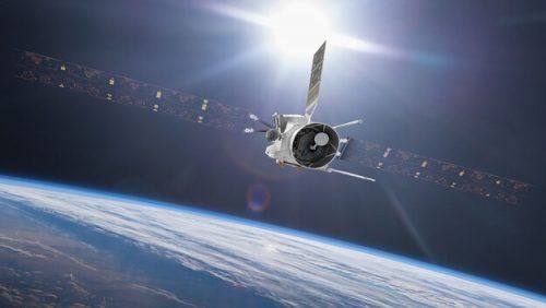 Durch das Manöver wird die Sonde auf die richtige Geschwindigkeit gebracht.  ESA/ATG