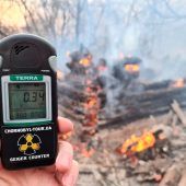 Löscharbeiten in Tschernobyl-Sperrzone dauern noch an