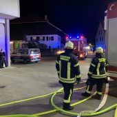 Flammen in Hörbranzer Mühle